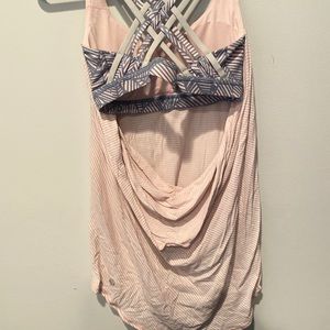 Lulu Lemon open back built in sports bra tank